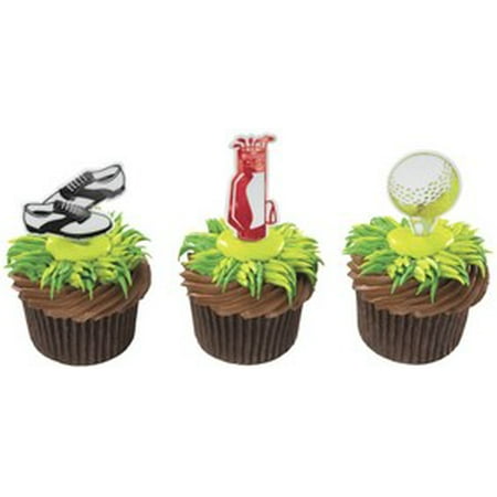 - Blue Mylar Spray Cupcake Decoration Picks/ Toppers -24ct