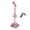 Pink, variant on Loespoir Childrens Microphone, Microphone with Stand, Simulation Karaoke Toy, Baby Singing Toy, Music Activity, Family Entertainment(Blue)