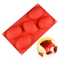 thumbnail image 1 of Juego de 5 moldes de silicona para repostería, pastel de chocolate, galletas, minipasteles, antiadherentes para cocina, panadería, 1 of 5