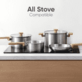 thumbnail image 3 of Carote 5.5QT Stainless Steel Stock Pot with Lid, Soup and Cooking Pot for All Stovetops, 3 of 7