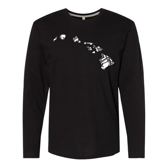 Inktastic Hawaii Silhouette Mandala Long Sleeve T-Shirt