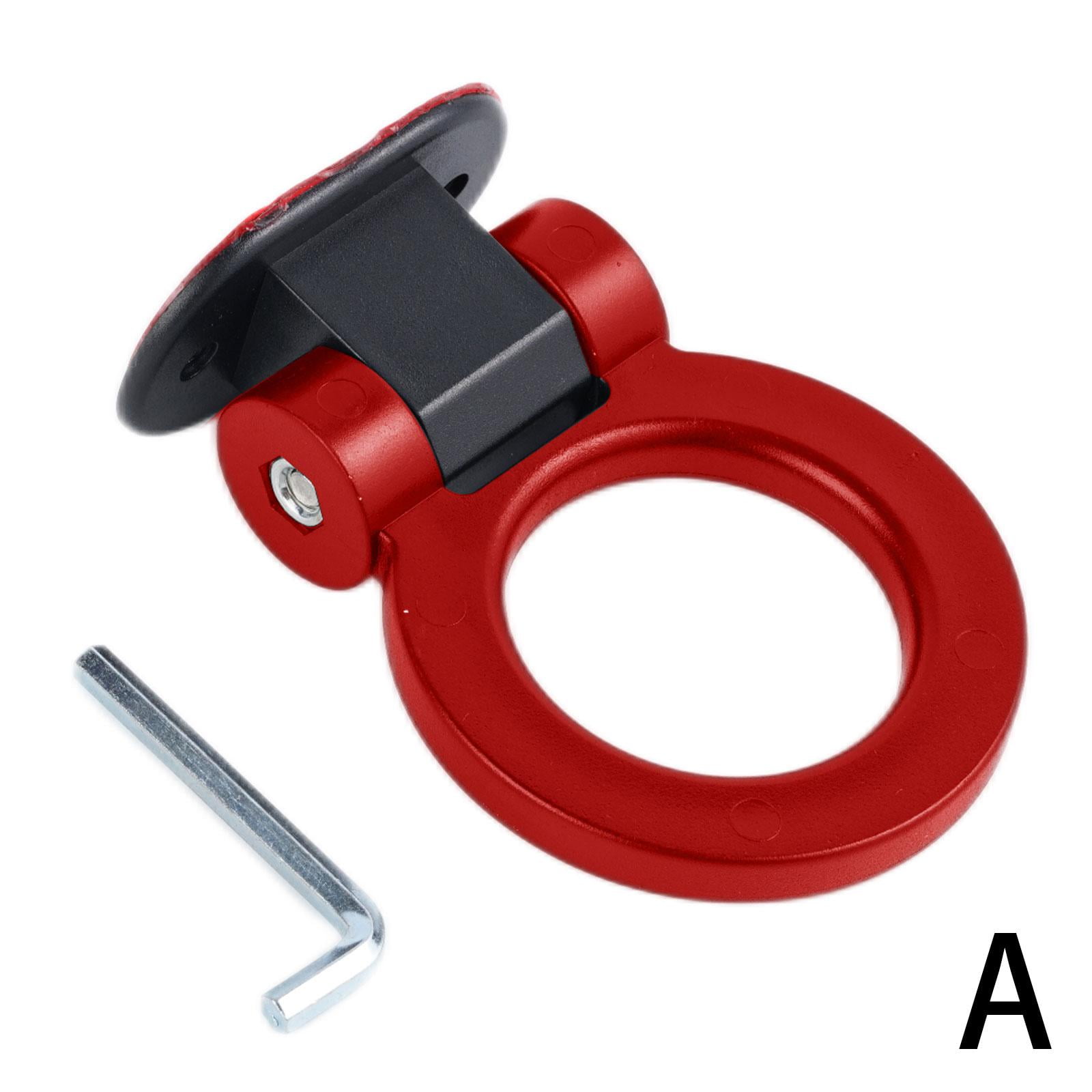 Red Car Ring Track Racing Style Tow Hook Look Accessories Universal
