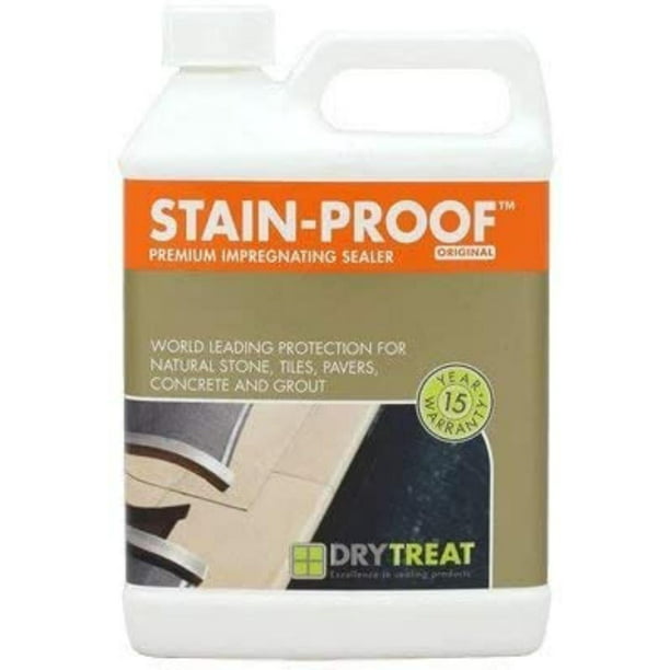 Dry Treat Stain Proof Premium Impregnating Sealer For Stone Tile Concrete Grout And More 110513 1 Quart Permanent Bonding Technology Our By, How To Use Tilelab Grout And Tile Sealer Sprayer