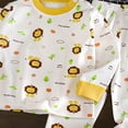thumbnail image 7 of Duqingm Toddler Baby Boy Clothes Fall Winter Sweatshirts Long Sleeve Tops Pant 2Pc Sets Toddler Outfit For Boys (Yellow,6-12 Months), 7 of 7