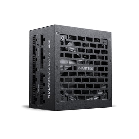 Phanteks AMP GH 850W Gold Power Supply, ATX 3.1 and PCIe 5.1 Platform, Fully Modular Individual Cables, Silent Fanless mode, Black.