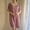Pink, variant on ZZwxWA Women's Relax Nightgowns Sexy Lace Stitching Sleep Dress Summer Short Sleeve V-Neck Nightdress Pajamas Loungewear