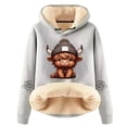 thumbnail image 1 of WILLBEST Sudaderas para Mujer, Estilo Borrego, Gruesas, Cálidas, de Color Liso XXXXX-Grande, 1 of 4