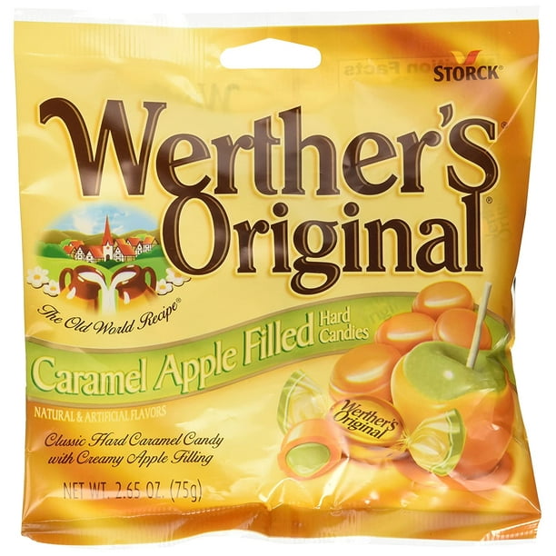 Werthers Original Caramel Apple Filled Hard Candies PACK of 3 Walmart