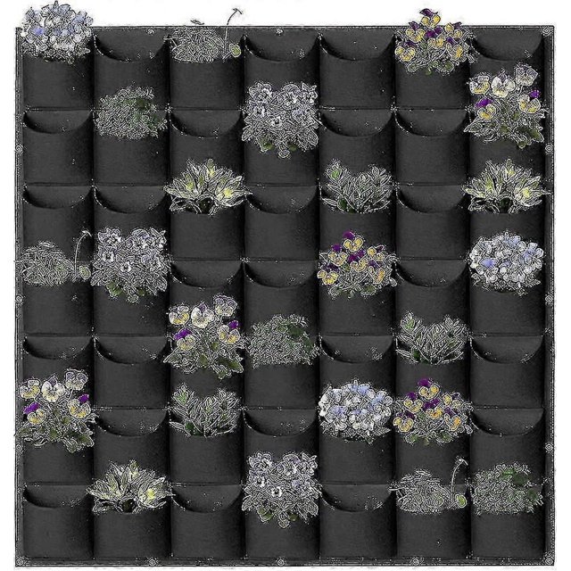 Vertical Hanging Garden, 6 Pocket Plant Pots, Innovative Layout, Waterproof, Wall Hanging