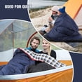 thumbnail image 4 of REDCAMP Cotton Flannel Sleeping Bag for Camping Backpacking, Adults Cold Weather Envelope Sleeping Bags with 2/3/4lbs Filling, 4 of 10