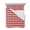 Red, variant on Quilts Twin Size Bedding Set, Blue Plaid Lightweight Quilted Comforter, Modern Minimalist Geometric Gingham Checkered Soft Reversible Bedspread Coverlet with Pillow Covers for All Season, 68" x 86"