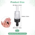 thumbnail image 3 of Uxcell 10-Pack Válvula de Aire para Acuario, Accesorios de Bomba de Aire de Plástico para Tanque de Peces de 3/16", Blanco Negro, 3 of 6