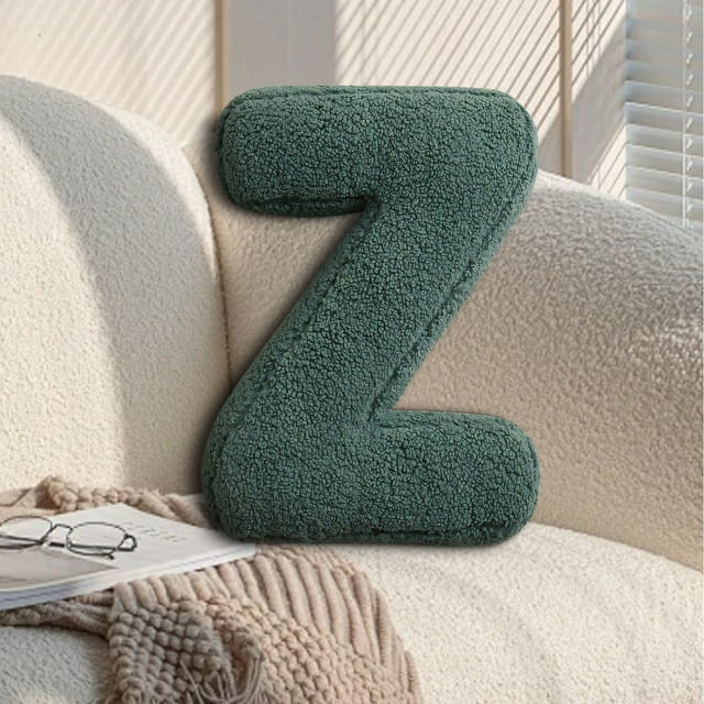 Xihbxyly Almohada con Letras, Algodón Suave, Relleno Duradero, Ideal para Sofá o Cama, Versátil para El Hogar y La Oficina, Ideal Como Regalo Personalizado, 38 X 30 Cm.