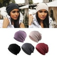 thumbnail image 6 of Cotton Slouchy Beanie Soft Lightweight Running Beanie Chemo for Men Women -, 6 of 6