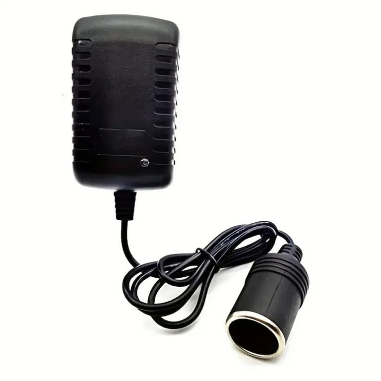 Car Cigarette Lighter Socket 110-240V to 12V AC/DC Power Adapter 2A 24W