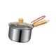 thumbnail image 1 of Freidora Portátil con Tapa de Vidrio, Freidora de Aceite, para Cocinar, Calentador de Leche, Olla Fritas, Freír, Hornear, Hervir, Acampar,, 1 of 9