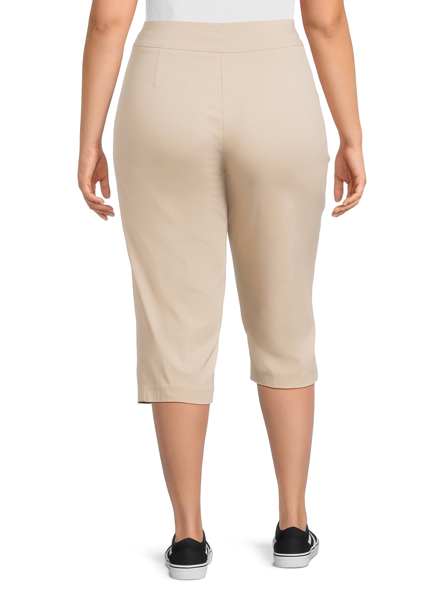 JMS Just My Size by Hanes Women’s Plus Size Millennium Capri Pants, Sizes 1X-4X