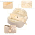 thumbnail image 4 of Bolsa japonesa, bolsa de maquillaje para mujer, gran capacidad, portátil, artículos de viaje de alta sensibilidad, bolsa de artículos de tocador, 4 of 6