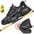 thumbnail image 7 of Steel Toe Cap Trainers Women's Safety Shoes, Lightweight Breathable Soft Bottom Industry Work Shoes, Utility Footwear, 7 of 7