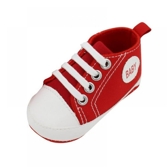 Baby Girls Boys Shoes Soft Anti-Slip Sole Newborn First Walkers Star High Top Canvas Denim Unisex Infant Sneaker