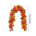thumbnail image 3 of ¡Precios Más Bajos!, Hojas de arce de ratán para el día de Acción de Gracias, decoración de ratán, simulación de hojas de arce, simulación de ratán, paisajismo, simulación de hojas Akmoler, 3 of 9