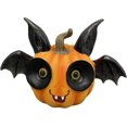 thumbnail image 1 of Estatua de calabaza XINYU decoración de Halloween figura de murciélago resina estante de jardín, 1 of 6