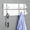 White, variant on Folding Coat Hooks 3-Pack – Wall Mounted Retractable Hook Rack, Heavy Duty Stainless Steel Towel & Robe Hanger