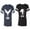 Men Navy / Women Black, variant on King Queen Eagle White Matching Couple Cotton Jerseys (Men Navy / Women Black) (Men S / Women S)
