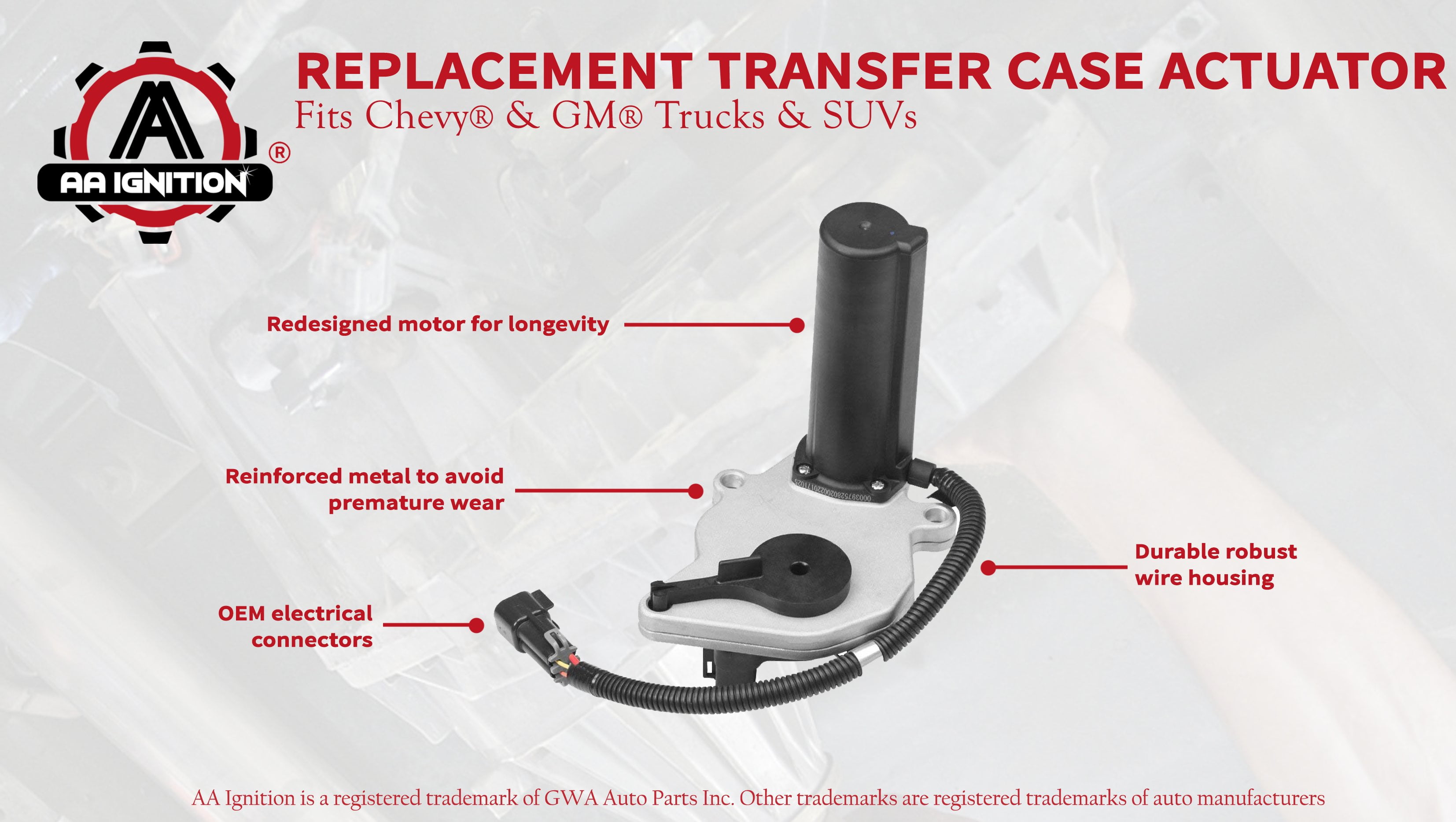 Get Great Savings Transfer Case Shift Actuator Motor Fit for Chevy GMC