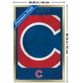 thumbnail image 3 of MLB Chicago Cubs - Logo 25 Wall Poster, 22.375" x 34" Framed, 3 of 5
