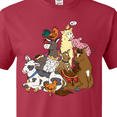 thumbnail image 4 of Inktastic Happy Farm Animals T-Shirt, 4 of 5