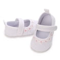 thumbnail image 5 of Virmaxy Babys Mary Janes Flats (6-12m) Baby Summer New Toddler Sandals Outside Wear Non-Slip Breathable Sweat Proof Infant Sandals White, 5 of 6