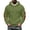 01# Army Green, variant on Men's Patchwork Hoodie Long Sleeve with Pockets Casual Sweatshirt Brown Elbow Panel Design S-3XL