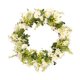 thumbnail image 1 of Corona de margaritas de 14 pulgadas para puerta principal, corona floral artificial, enredadera natural para interiores 35cm, 1 of 3