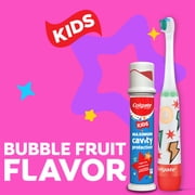 (2 pack) Colgate Kids Cavity Protection Toothpaste with Fluoride, Mild Bubble Fruit, 4.4 oz Pump