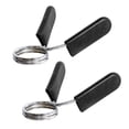 thumbnail image 1 of 2pcs Barbell Spring Clamps Workout Weightlifting Fitness Quick Release Weight Bar Locks Clips, 24mm, 1 of 8
