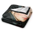 thumbnail image 5 of Robert Pattinson Blanket Bedding Fleece Blanket Soft Throw Blankets Lightweight Anti-Static Blanket - 3 Sizes, 5 of 5