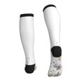 thumbnail image 2 of Bixox Watercolor Floral Print Compression Socks,Compression Socks Women & Men Circulation for Medical,Running,Athletic, 2 of 7