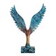 thumbnail image 1 of Estatua de águila extendida su adorno para el Decoración del hogar Sala de estar de la fiesta de la apariencia de pájaros modernos Escultura de Negro azul, 1 of 8
