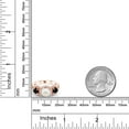 thumbnail image 3 of Gem Stone King 1.24 Ct Round Black Onyx 18K Rose Gold Plated Silver Ring, 3 of 3
