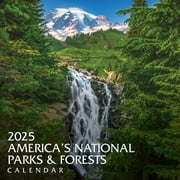 2025 America's National Parks  Forests Calendar 12x12
