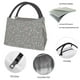 thumbnail image 4 of Easygdp Black And White Houndstooth Bolsa de Almuerzo Insulada Reutilizable, Bolsa de Mano y Bandolera para Oficina, Trabajo, Viajes, 4 of 6