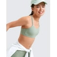 thumbnail image 5 of CRZ YOGA Girls Softness Butterluxe Cross Sports Bra Yoga Athletic Casual Double Spaghetti Strap Kids Teen, 5 of 7