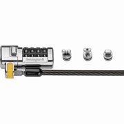 Kensington ClickSafe Universal Combination Laptop Lock, Master Coded