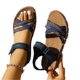 thumbnail image 3 of HTHLVMD Sandales de Randonnée Antidérapantes pour Extérieur, Sandales de Marche pour Femmes – Sandales de Sport Confortables de Qualité Supérieure pour Extérieur, Voyage, Randonnée, Plage et Usage Quotidien, Bleu Foncé 5.5, 3 of 8