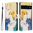thumbnail image 1 of FOXDOCK Funda Tipo Cartera para Google Pixel 6 Pro con Soporte y Correa – Diseño de Patrones Lindos, 1 of 6