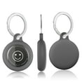 thumbnail image 3 of Compatible with AirTag Case Keychain Air Tag Case Holder Silicone AirTags Key Ring Cases Air Tags Key Chain Compatible with Apple AirTag GPS Item Finders Accessories 4 Pack, 3 of 6