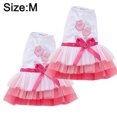 thumbnail image 2 of Vestido para perro pequeño, lindo vestido de princesa con tutú, vestidos para cachorros con estampado de corazón y labios para perros pequeños en verano, 2 of 6