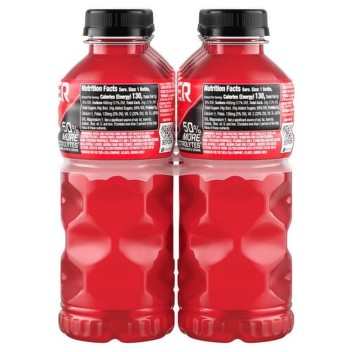 2 Pack - POWERADE ION4 Sports Drink Fruit Punch Sport Pack - 8-20 Fl. Oz. Package May Vary