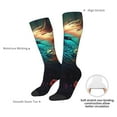 thumbnail image 4 of Logiee Colorful Flower Bird Print Gift Stocking Stuffers,Adult Stockings,Novelty Socks,Funny Socks Birthday Running Walking Sleeping, 4 of 6